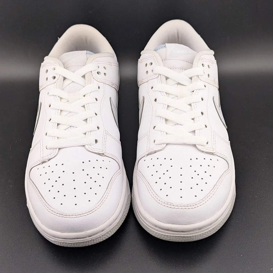 Nike Men's Size 7 / Womans 8.5 Dunk Low Pure Platinum DV0831-101 SoleComfort.shoes