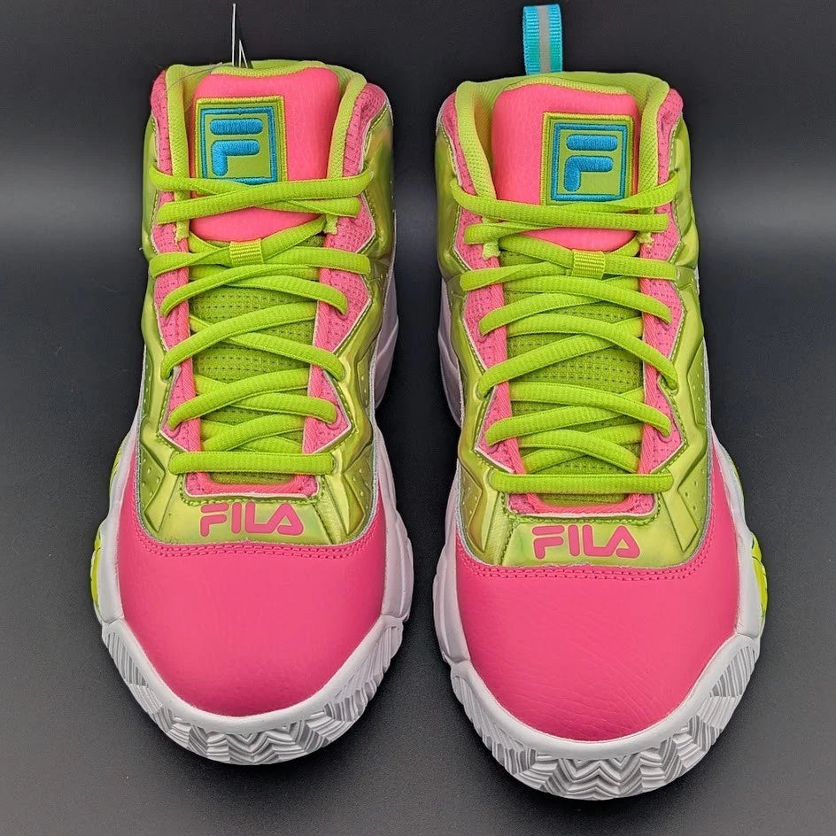 Fila MB Night Walk Girls Shoes Size 5.5 Youth, Color: Pink/Yellow SoleComfort.shoes