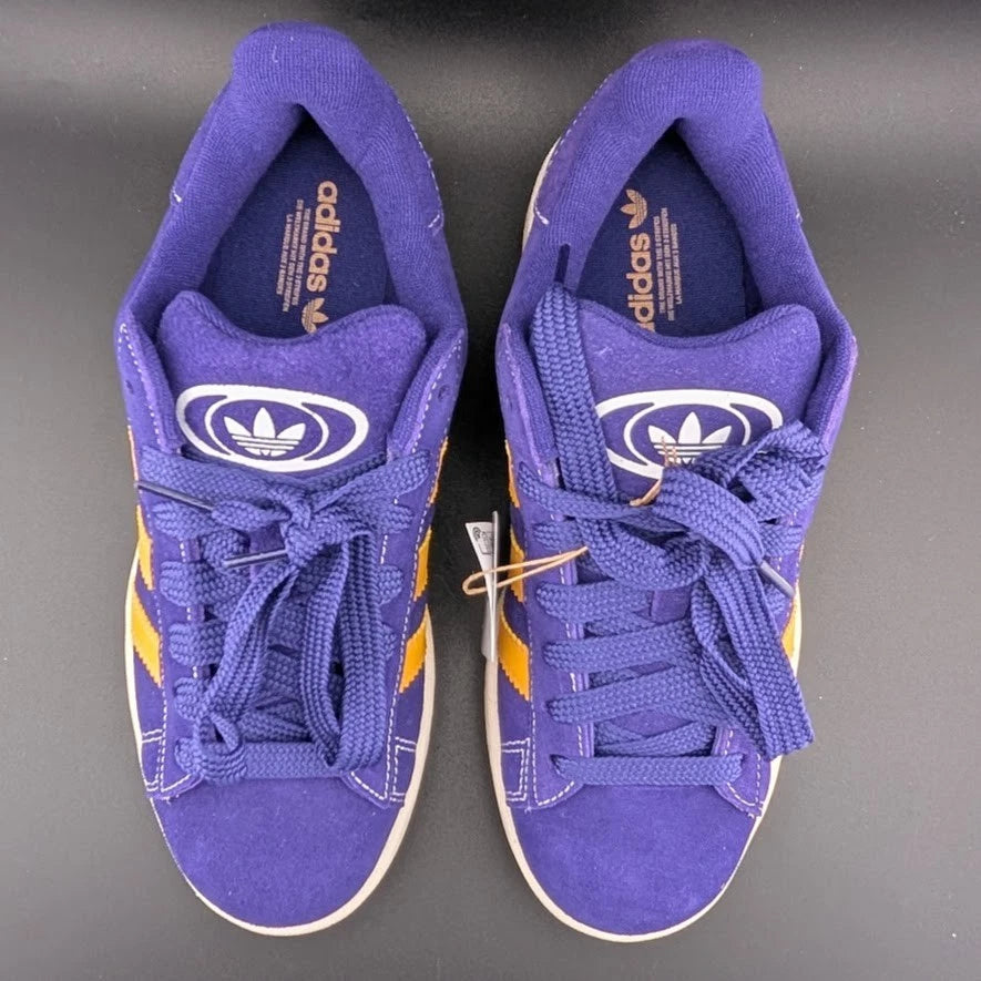 adidas Originals Campus 00s Collegiate Purple Gold JI0286 Kids 6 / Woman's 7.5 SoleComfort.shoes