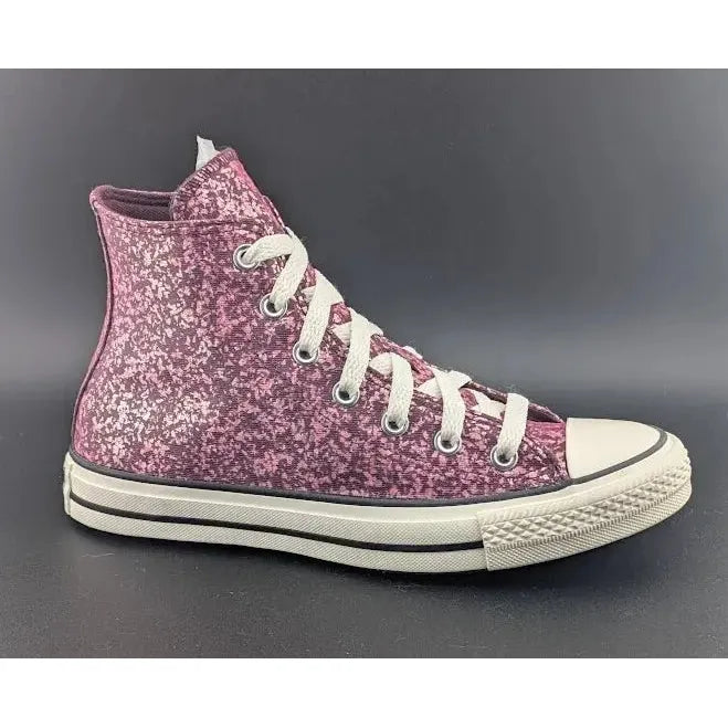 *BRAND NEW* Women CONVERSE Chuck Taylor All Star Glitter CTAS HI Orchid Abyss - SoleComfort.shoes