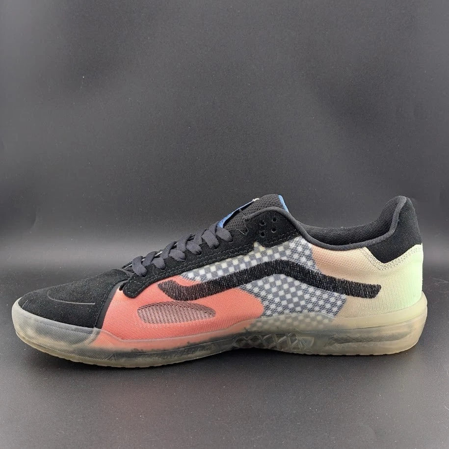 VANS Evdnt Ultimate Waffle Gradient Check Black Skate Shoes Men's Size 13 SoleComfort.shoes