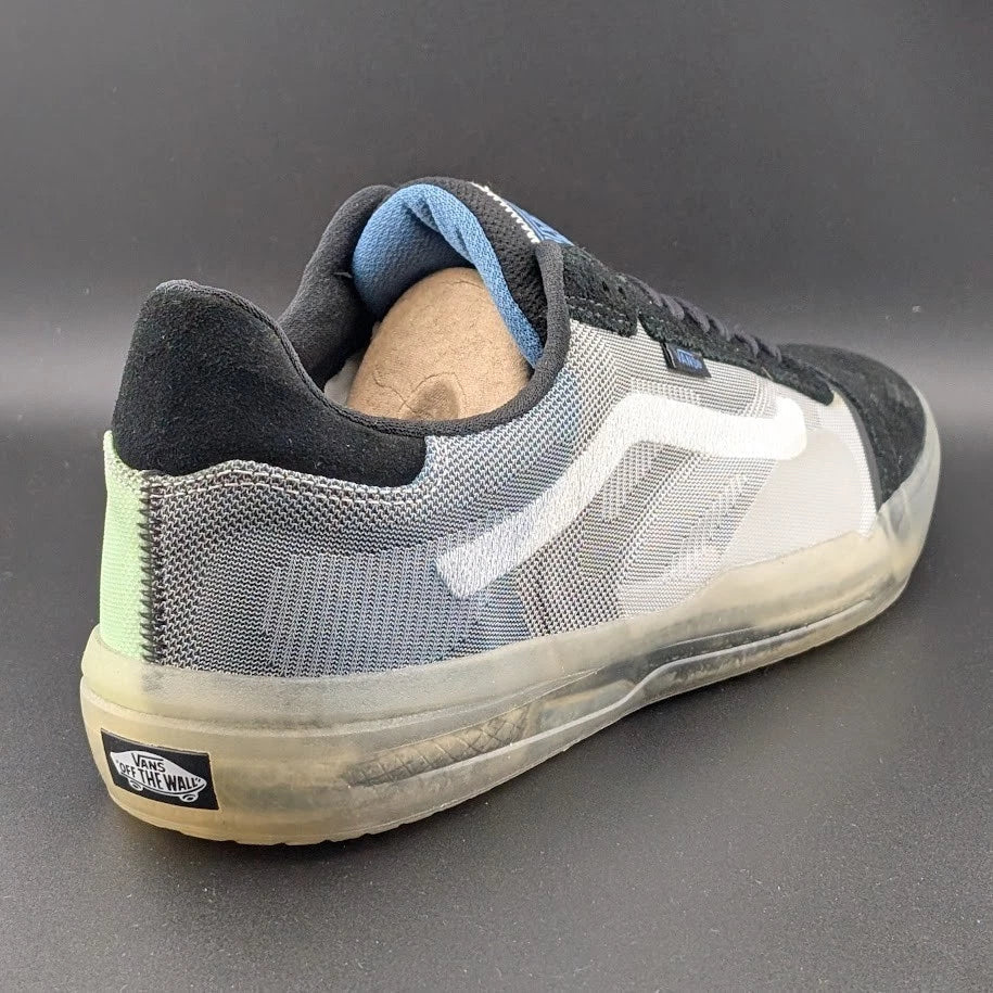 VANS Evdnt Ultimate Waffle Gradient Check Black Skate Shoes Men's Size 13 SoleComfort.shoes