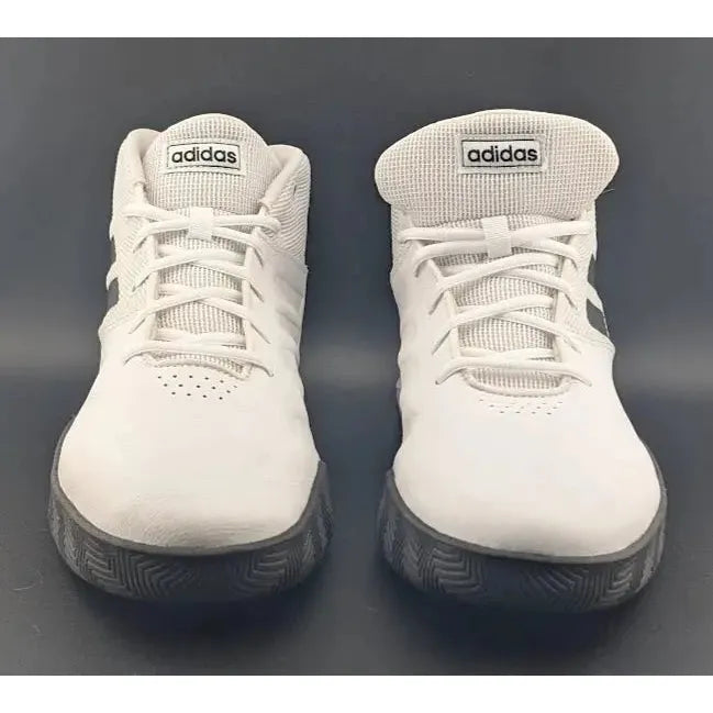 Size 12 - adidas Own The Game White Black Pre-owned Excellent Condition - SoleComfort.shoes