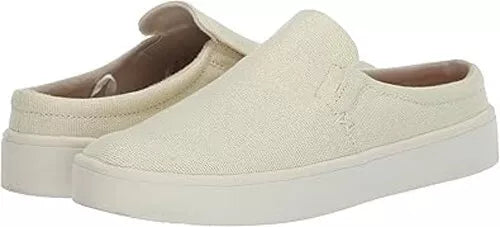Revitalign Waco Shoe Company Orthotic Shimmer Denim Cream Sparrow Slide Size 11