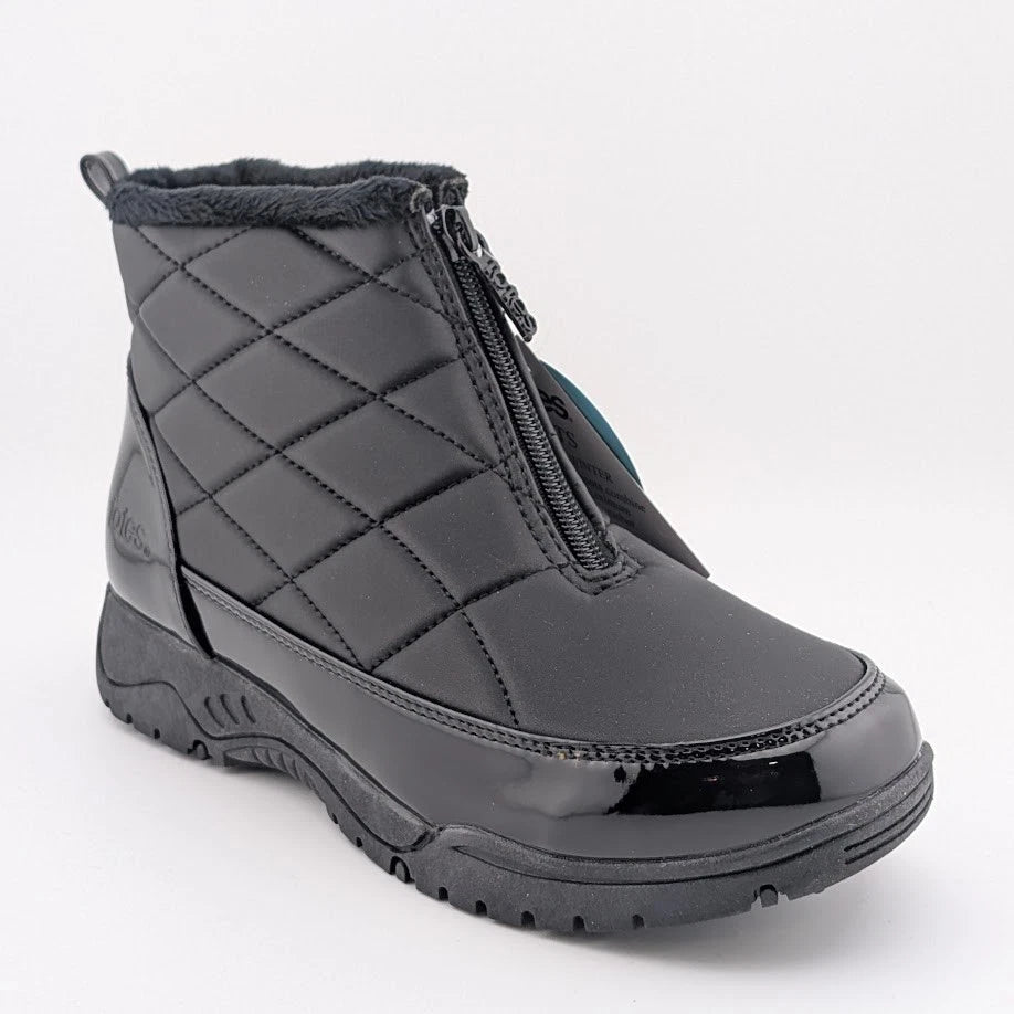Totes Superior Womens Winter Boots Black or Taupe Waterproof Faux Fur Lined Snow SoleComfort.shoes