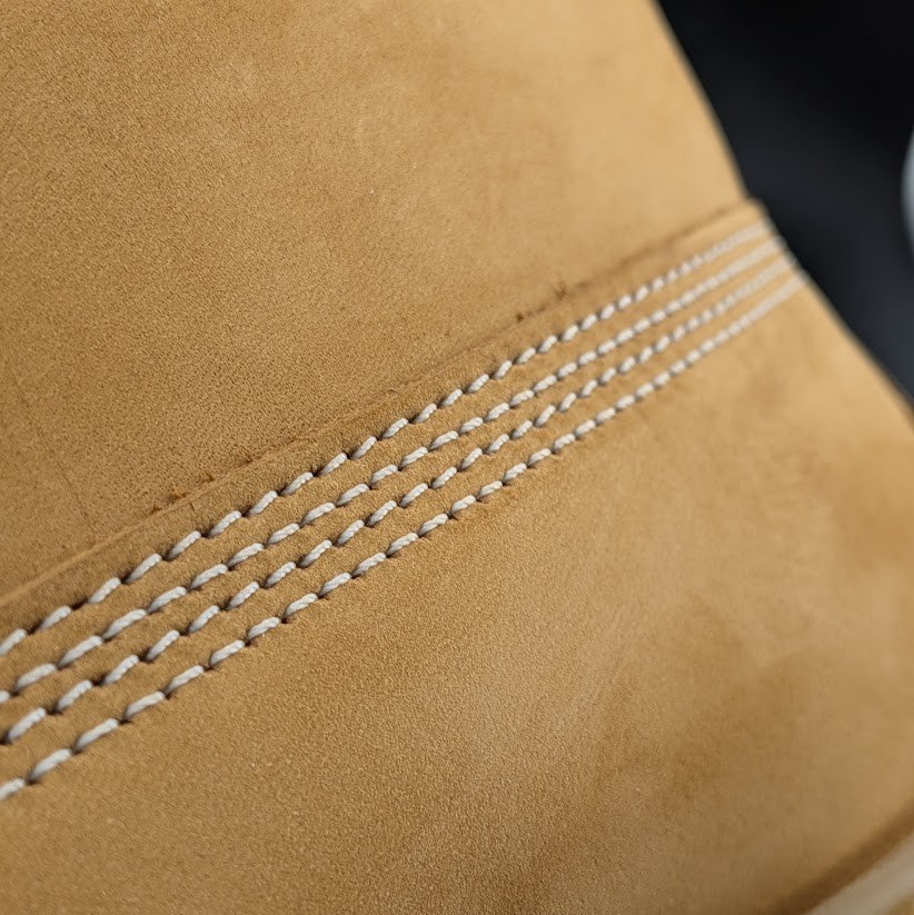 Timberland Premium 6" Lace Waterproof Leather Boot Wheat Nubuck Men's Sz 9 & 9.5 Timberland