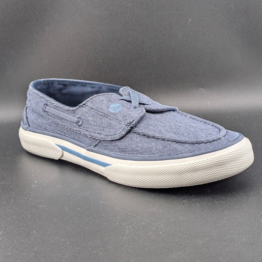 Sperry Women's Size 6 Wide Width ~ Pier Wave Navy Canvas Sneakers STS88787 Sperry