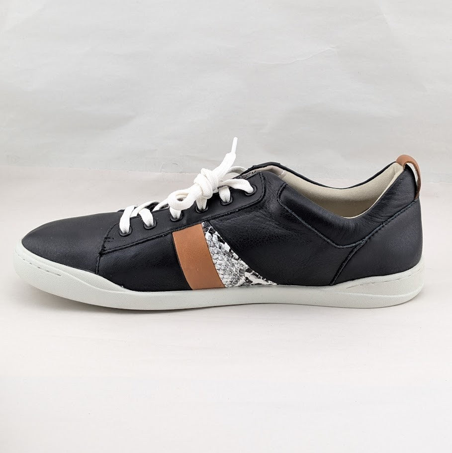 Softwalk Women's Size 11  Athens S2051-024 Black Leather Lifestyle Sneakers SoftWalk
