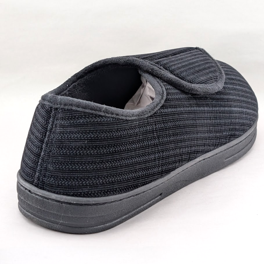 Mens Sz 11 Memory Foam Diabetic Slippers Comfy Warm Plush Fleece Arthritis Edema Longbay