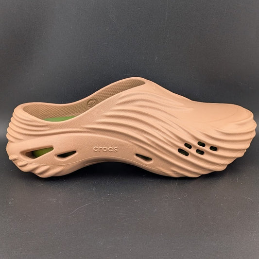 Crocs Echo Wave Pond Mens Size 9/Wos 11 Clog Shoes Cork Kiwi NWT-CLOSEOUT Crocs