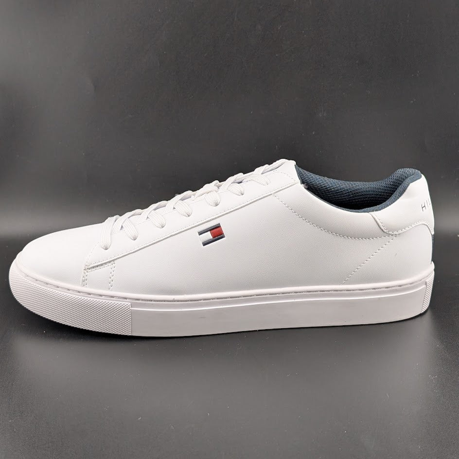 Tommy Hilfiger Men's Size 10M Brecon Cup Sole White Sneakers Tommy Hilfiger