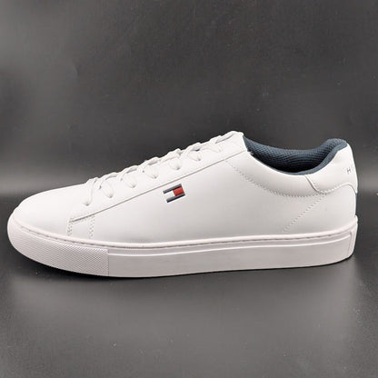 Tommy Hilfiger Men's Size 10M Brecon Cup Sole White Sneakers Tommy Hilfiger