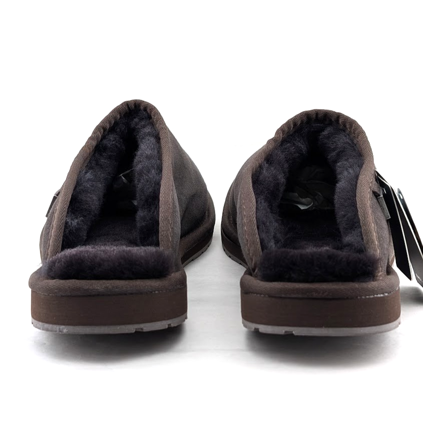 Emu Australia Men's Platinum Esperance Chocolate Slippers Men's Sz 9 / Wo's Sz10 EMU Australia