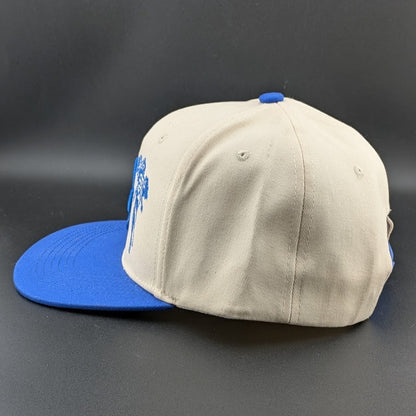 City Of Angels Blue/Cream Snap Back Embroidered Baseball Cap LA NEW and Unworn Unbranded