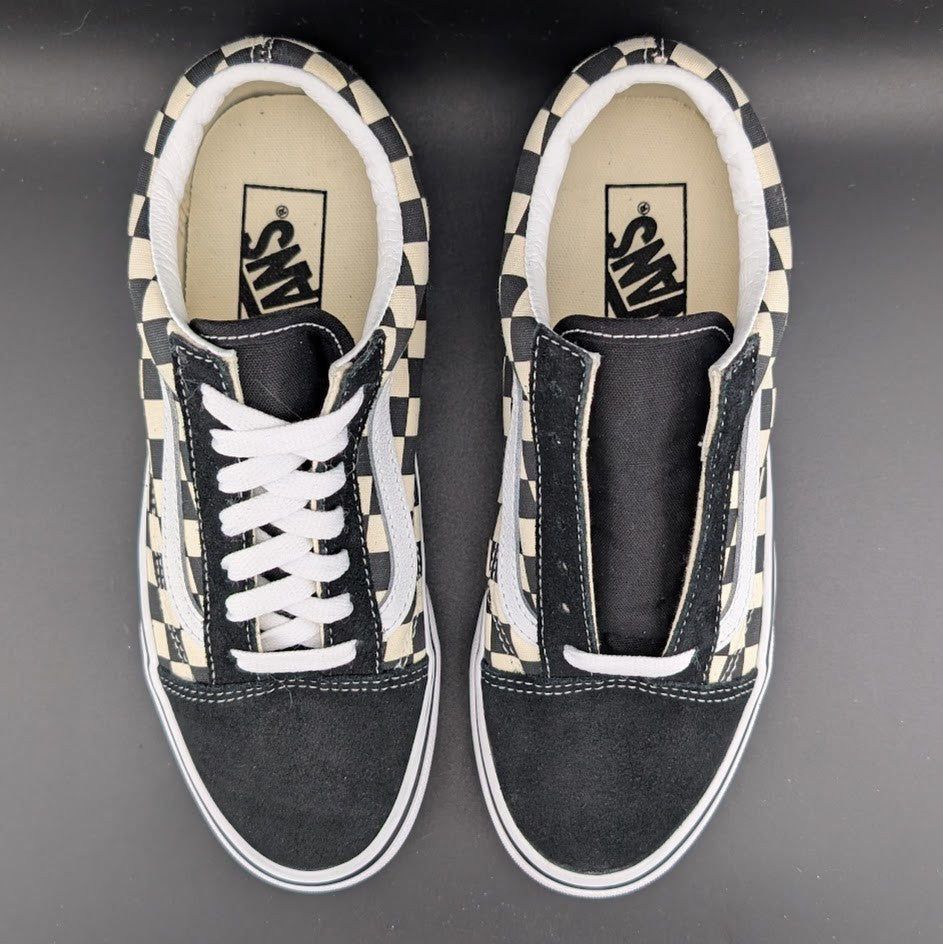 VANS Old Skool Primary Check Unisex Size M6.0 W7.5 Skate Shoe NWB VANS