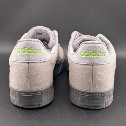 adidas Men's Daily 3.0 Men's Sz 9 Sneaker~Grey One Lucid Lemon Gray Sole NIB adidas