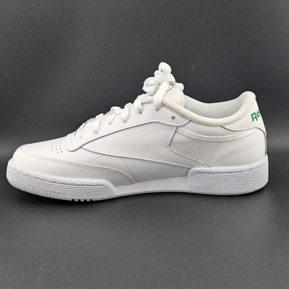 Reebok Men's Size 8 ~ Club C 85 White Green Tennis / Pickleball Court Shoes NIB Reebok