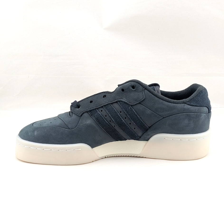 adidas Rivalry Lux Low LaceUp~Womens Sz 7 Black Nubuck Basketball Sneakers Shoes adidas