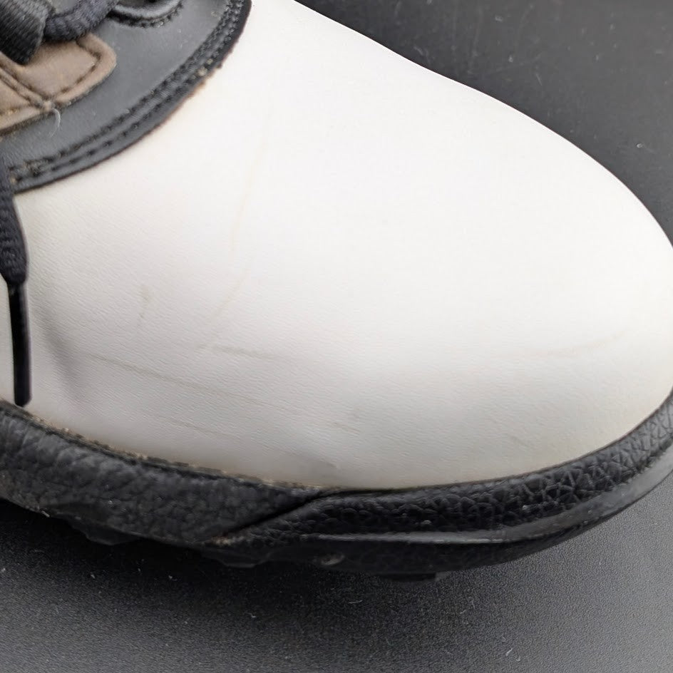 FootJoy GreenJoys Mens Size 11M White Brown Leather Oxford Golfing FootJoy