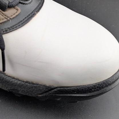 FootJoy GreenJoys Mens Size 11M White Brown Leather Oxford Golfing FootJoy