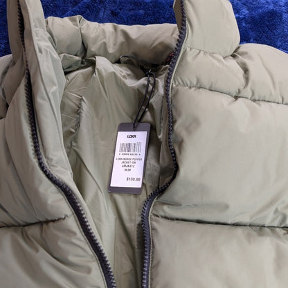 LCKR Unisex Norse Puffer Jacket Adult Zip Parka Mens Med /Womens Large NWT LCKR