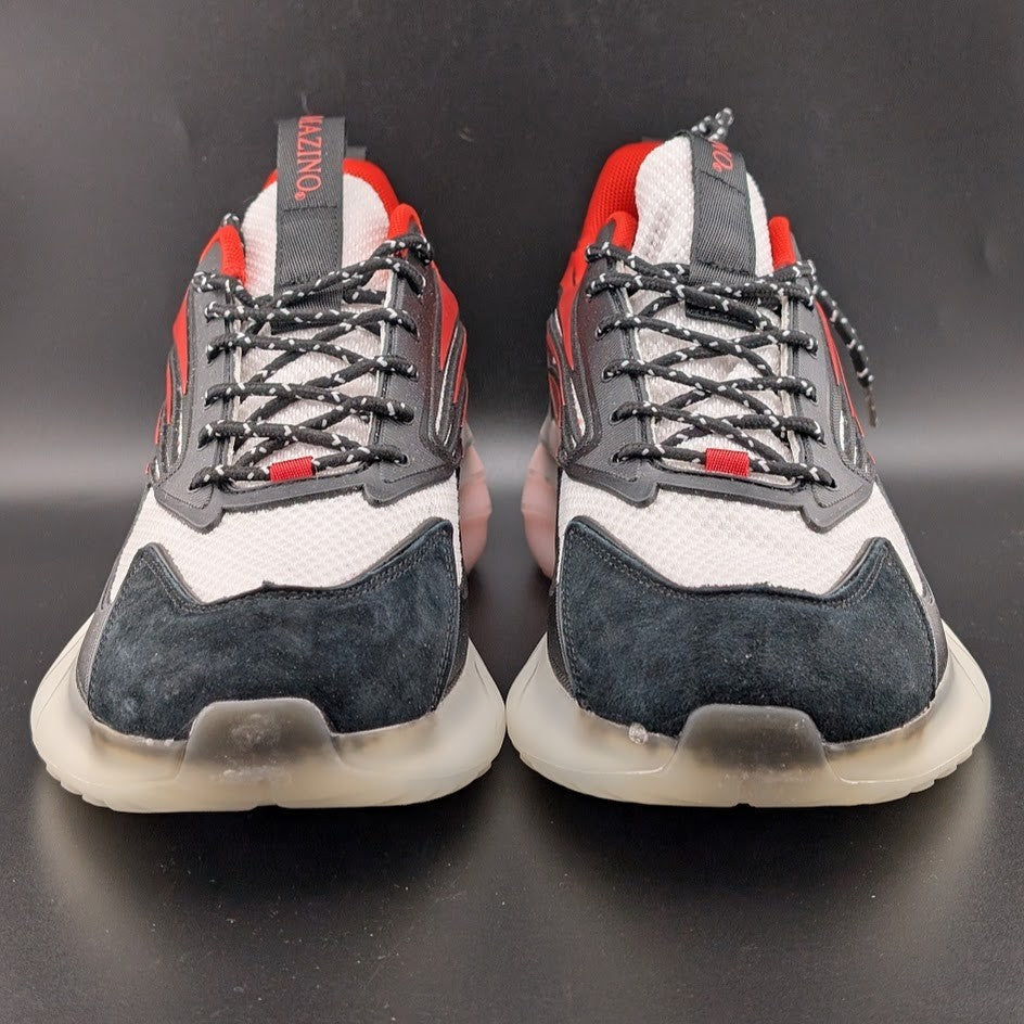Mazino Krypton Casual Sneakers in Size 9 Superlight Air Soles Blk/Red SC3269 Mazino Krypton