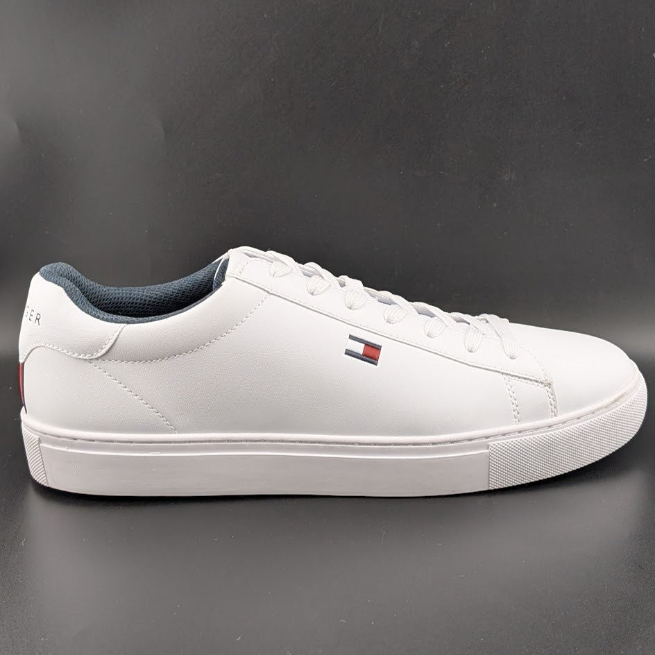 Tommy Hilfiger Men's Size 10M Brecon Cup Sole White Sneakers Tommy Hilfiger