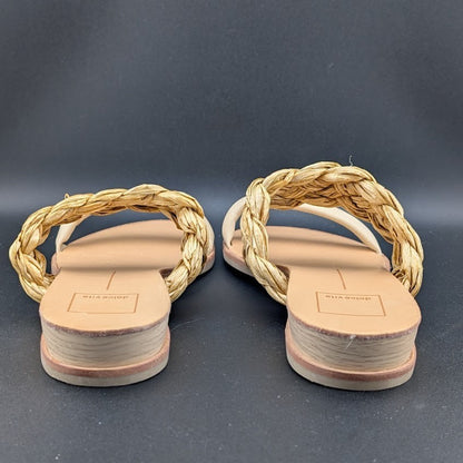 NEW DOLCE VITA Women's Size 9 Natural Raffia Slide/Sandals Dolce Vita