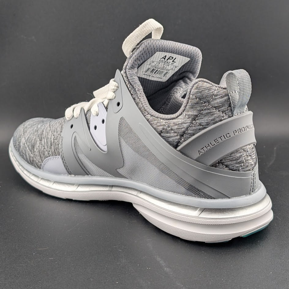 US Women’s 8 - APL Ascend~Cosmic Grey/Metallic Silver Running Shoe NIB MRP $225 APL