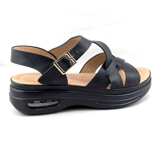 mysoft Women's Sz 6.5 Walking Sandals Comfortable Air Cushioned Support mysoft