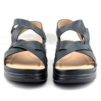 mysoft Women's Sz 6.5 Walking Sandals Comfortable Air Cushioned Support mysoft