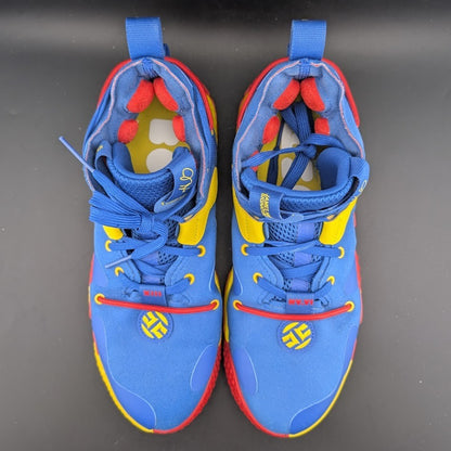 Men's adidas SM Harden Vol 6 Unisex Shoes Men Size 9, Color: Blue/Red/Yellow adidas