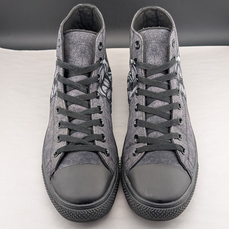 RAAD Shop Angry Gorilla Canvas Hi Tops US Size M9 / W10.5W Unisex RARE RAAD
