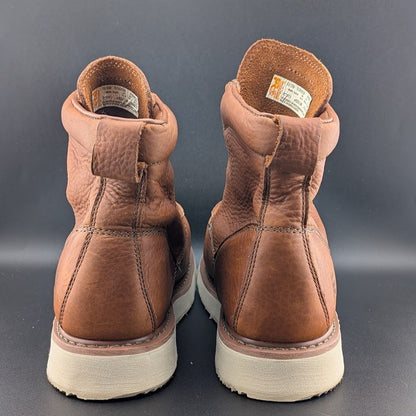 MEN TIMBERLAND PRO Size 10.5 Wedge 6" Soft Toe Brown EH SL Work Boots Timberland PRO