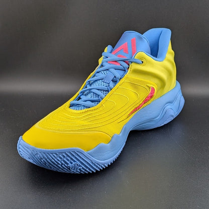 Men's Sz 11.5 Nike Giannis Immortality 4 Basketball Shoes Yellow Blue FQ3680-700 Nike