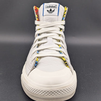 Adidas Nizza/Keith Haring "Pop Art" Leather Hitop ~Mens Sz 7/Wos Sz 8 | EE9297 adidas