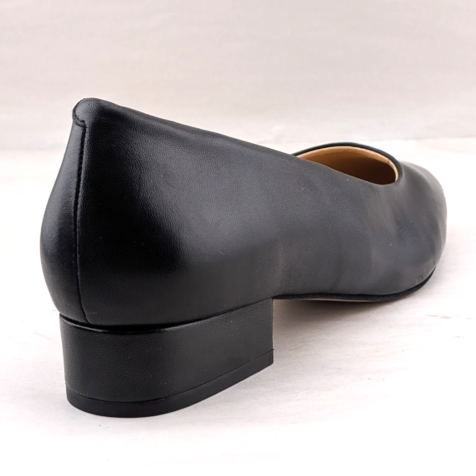 Trotters Jewel Black Leather Block Heel Pumps Women’s Size 7 Med $125 T2126-001 Trotters