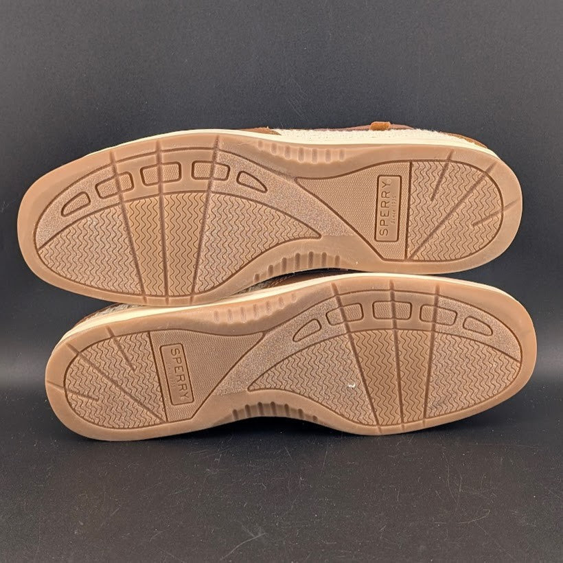 Sperry Women's Size US 8 / EU 39 Whalefish Tan Leather Boat Shoes ~ MSRP $125 SPERRY
