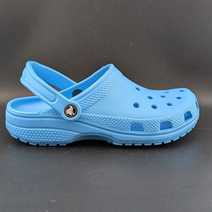 Crocs Big Kids' 6Y Classic Clogs Slip-On Elite Blue Comfort Shoes Fits Wos 7.5 Crocs
