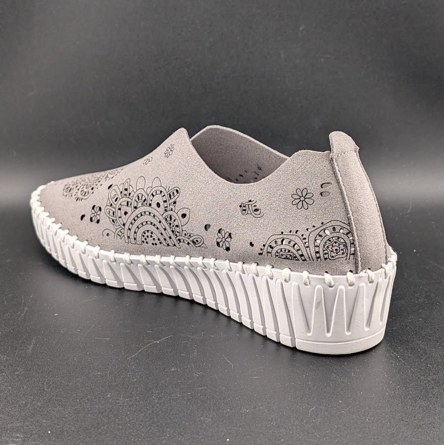 Bernie Mev Memory Foam TW09 Gray Shoes Slip-on Cutouts EU 36 or 41 (US 6 or 9.5) Bernie Mev