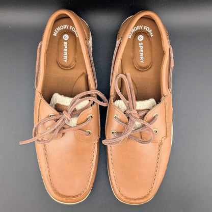Sperry Women's Size US 8 / EU 39 Whalefish Tan Leather Boat Shoes ~ MSRP $125 SPERRY