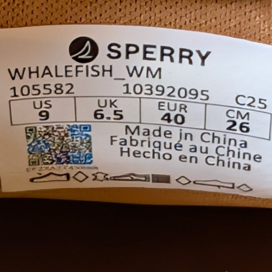 Sperry Women's Size US 9 / EU 40 Whalefish Cream Leather Boat Shoes ~ MSRP $125 SPERRY