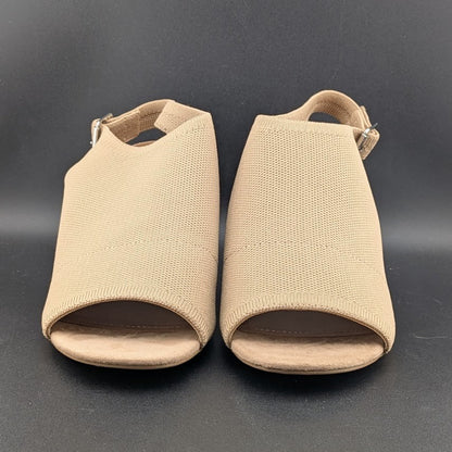 Style & Co. Women's Size 9.5 Peyton Shootie Sandals Light Taupe Style&co.