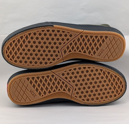 Vans Crockett High Decon Corduroy Olive/Black Men's US Sz 7 Sk8 New Rare Halfcab VANS