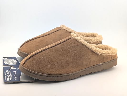 Wembley Mens Indoor/Outdoor Microsuede Slipper with Plush Fleece Lining - M-XL Wembley