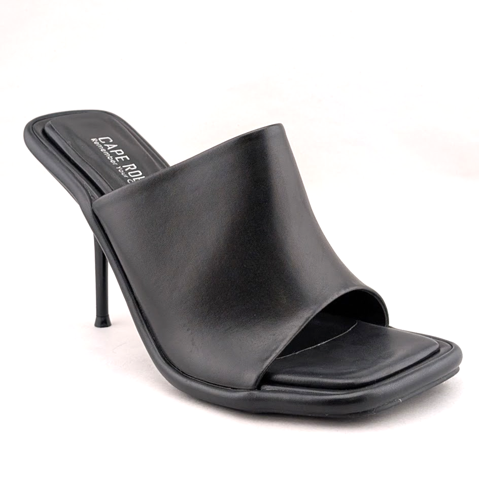 CAPE ROBBIN Ander Women's Size 8 Black Open Toe 4-inch Heeled Sandals NIB 3370 Cape Robbin