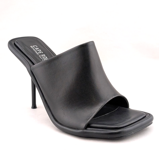 CAPE ROBBIN Ander Women's Size 8 Black Open Toe 4-inch Heeled Sandals NIB 3370 Cape Robbin