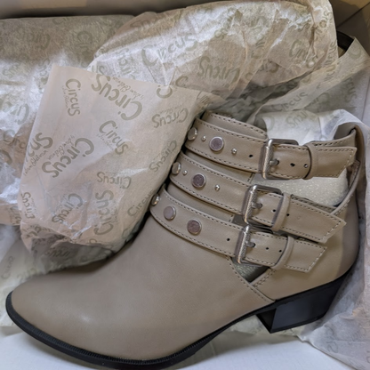 Circus by Sam Edelman Women's Size 6.5 Henna Ankle Boot Putty Taupe Circus by Sam Edelman