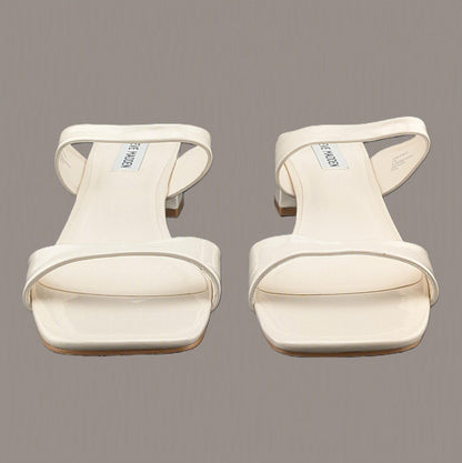 Steve Madden Size 9.5 Astra Sandals Womens 8.5M Square Toe Medium Heel Sandal Steve Madden