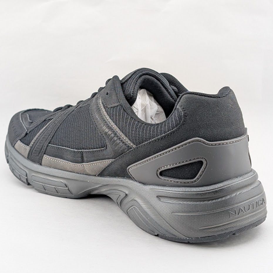 Nautica Decatur KM1621 Mens Size 12 Black Lifestyle Sneakers Shoes Ortholite Soc Nautica